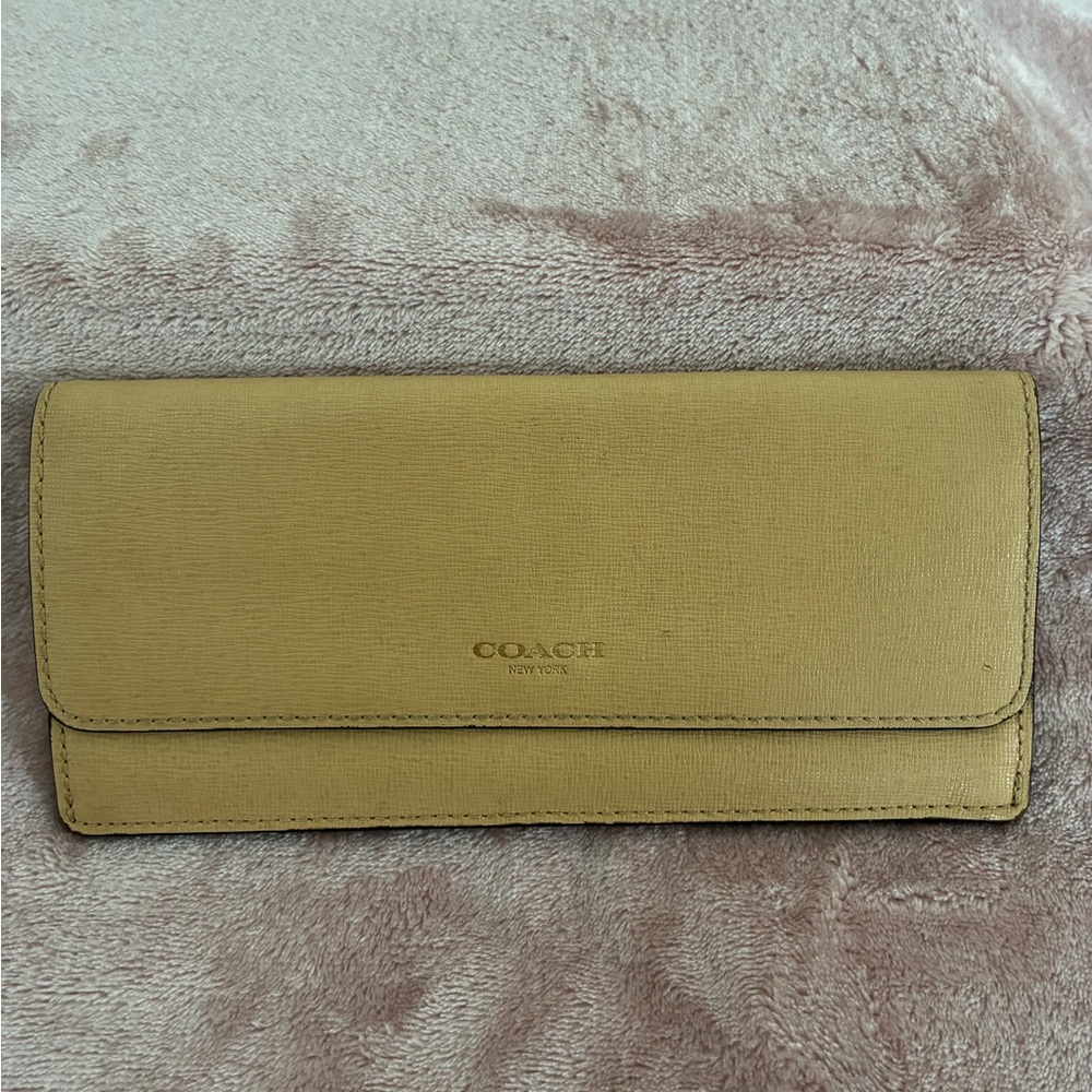Coach Tan Leather Women's Wallet
